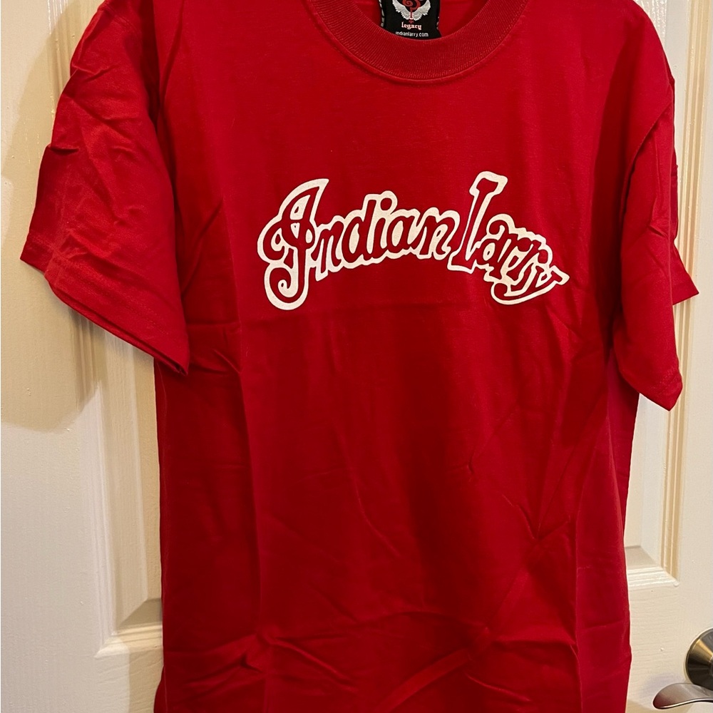 Original Indian Larry Red Short Sleeve Tee